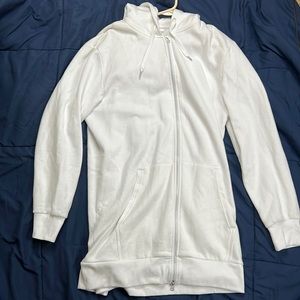 H&M Divide Men’s Size XL Long -Length White Hoodie